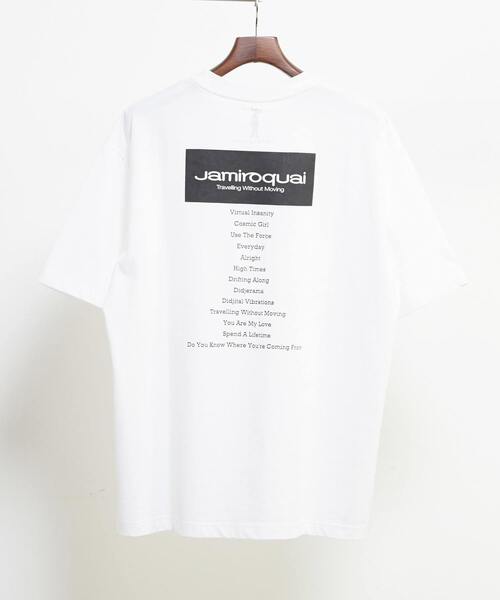MASTER FRAME（マスターフレーム ）の「【MASTER FRAME/マスターフレーム】ジャミロクワイ / トラベリングウィズアウトムービングTシャツ（Tシャツ/カットソー・メンズ・ホワイト/ネイビー・1/4/3/2）」の12枚目の写真