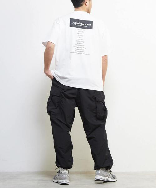 MASTER FRAME（マスターフレーム ）の「【MASTER FRAME/マスターフレーム】ジャミロクワイ / トラベリングウィズアウトムービングTシャツ（Tシャツ/カットソー・メンズ・ホワイト/ネイビー・1/4/3/2）」の4枚目の写真