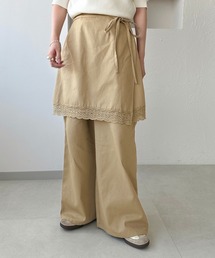 【apres jour clair】2WAYレイヤードパンツ