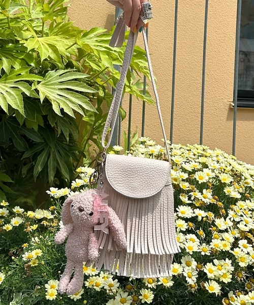 Alley Tokyo（アリートーキョー）の「【Alley select】フリンジミニポシェット（ショルダーバッグ・レディース・ブラック/オフホワイト/ブラウン/キャメル・FREE）」の2枚目の写真