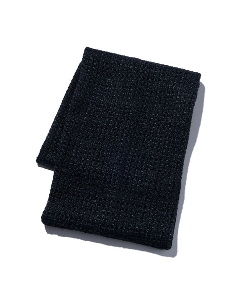 glamb（グラム）の「Hidden Valley Tweed Snood / ヒドゥンバレーツイードスヌード（ネックウォーマー/スヌード・メンズ・ブラック/ワイン・FREE）」の2枚目の写真