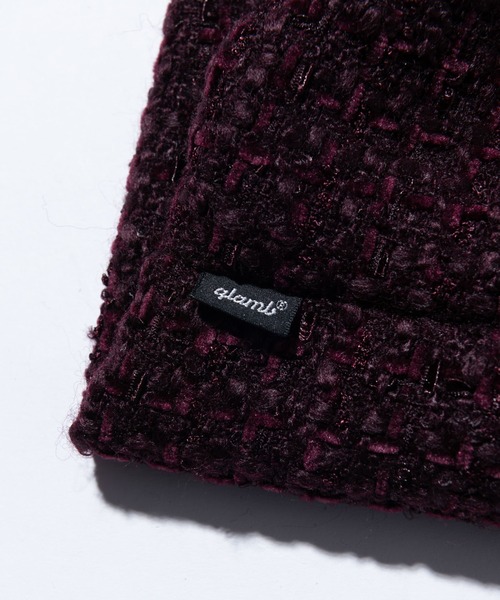 glamb（グラム）の「Hidden Valley Tweed Snood / ヒドゥンバレーツイードスヌード（ネックウォーマー/スヌード・メンズ・ブラック/ワイン・FREE）」の10枚目の写真