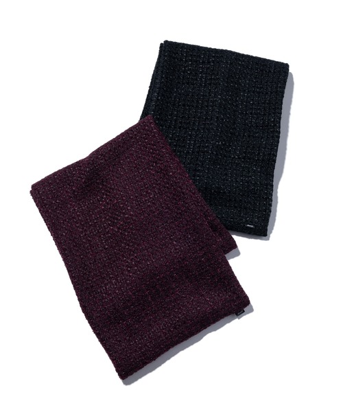 glamb（グラム）の「Hidden Valley Tweed Snood / ヒドゥンバレーツイードスヌード（ネックウォーマー/スヌード・メンズ・ブラック/ワイン・FREE）」の11枚目の写真