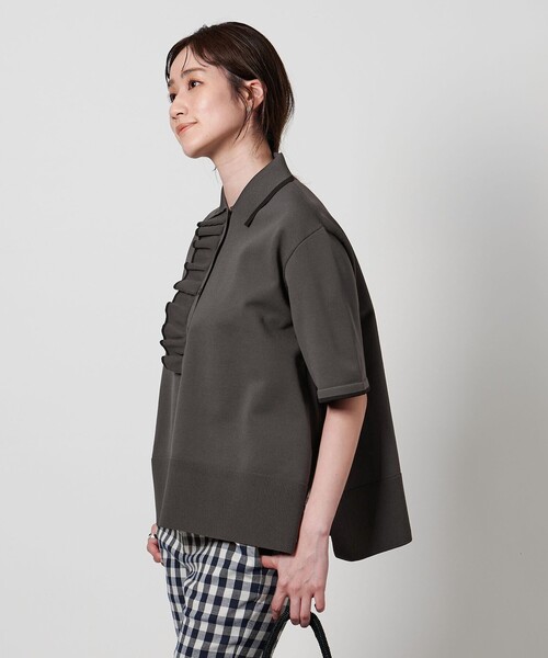 UNITED ARROWS ミニマルフリル ニット 5SL ミニマルフリル ニット 5SL（ニット/セーター）｜UNITED ARROWS