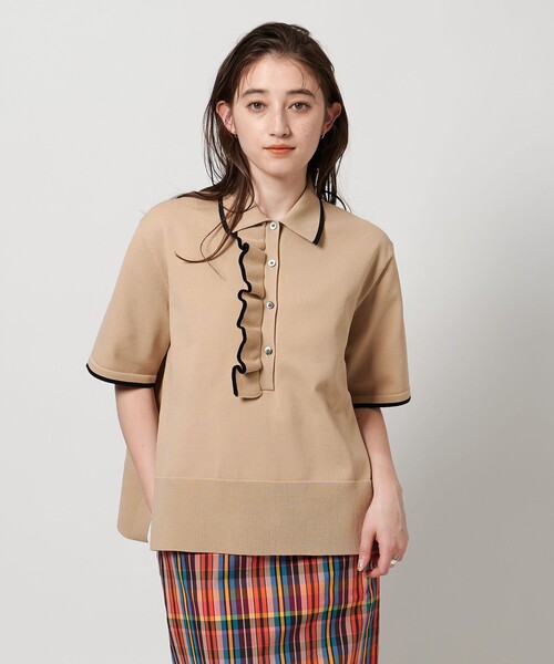 UNITED ARROWS（ユナイテッドアローズ）の「ミニマルフリル ニット 5SL