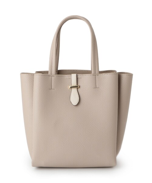 ITS'DEMO（イッツデモ）の「ベルト三層ミニトート（ハンドバッグ・レディース・イエロー/ライトベージュ/ブラック/アイボリー・00）」の15枚目の写真