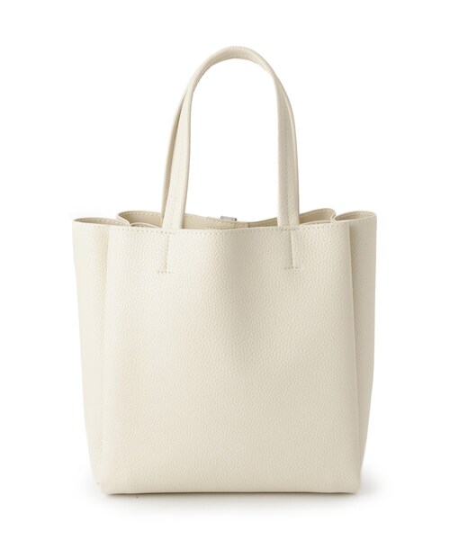 ITS'DEMO（イッツデモ）の「ベルト三層ミニトート（ハンドバッグ・レディース・イエロー/ライトベージュ/ブラック/アイボリー・00）」の18枚目の写真