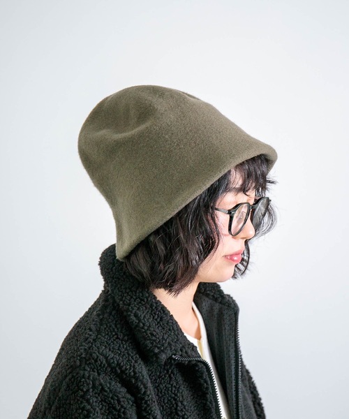 Kopka ] WOOL CLOCHARD HAT / ウールクローシャードハット（ハット