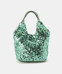スパンコール」に該当するバッグ（グリーン・カーキ/緑色系