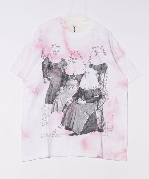 emary EMAW24LTS011Damaged エメリー　長袖Tシャツ emary/エメリー/Damaged Ritual girl T（Tシャツ/カットソー