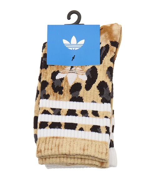 adidas LEO CREW S 2P / アディダス LEO クルー ソックス 2P
