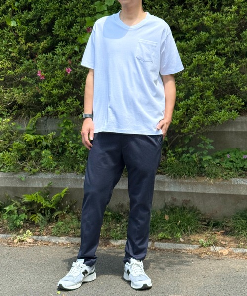 VENCEEXCHANGE(ヴァンスエクスチェンジ)の「ポケ付きVネックTシャツ(Tシャツ/カットソー・メンズ・ホワイト・M/L/LL)」の4枚目の写真