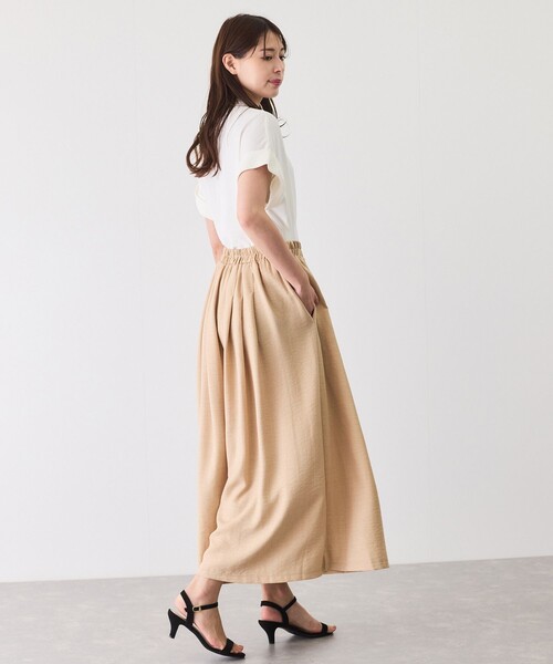 Jayro(ジャイロ)の「フレアシルエットガウチョパンツ(その他パンツ・レディース・マスタード/ネイビー/ベージュ/ブルー/ブラック・FREE)」の13枚目の写真