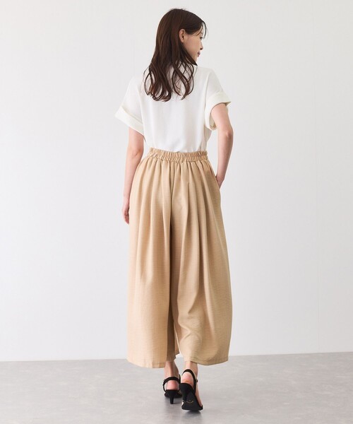 Jayro(ジャイロ)の「フレアシルエットガウチョパンツ(その他パンツ・レディース・マスタード/ネイビー/ベージュ/ブルー/ブラック・FREE)」の14枚目の写真