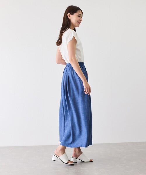 Jayro(ジャイロ)の「フレアシルエットガウチョパンツ(その他パンツ・レディース・マスタード/ネイビー/ベージュ/ブルー/ブラック・FREE)」の19枚目の写真