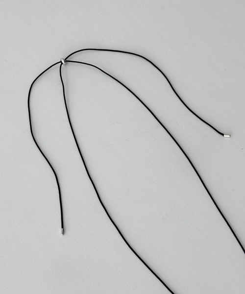 CANAL JEAN（キャナルジーン）の「Pt　Shell cordチョーカー（チョーカー・レディース・ブラック・ONE SIZE）」の8枚目の写真