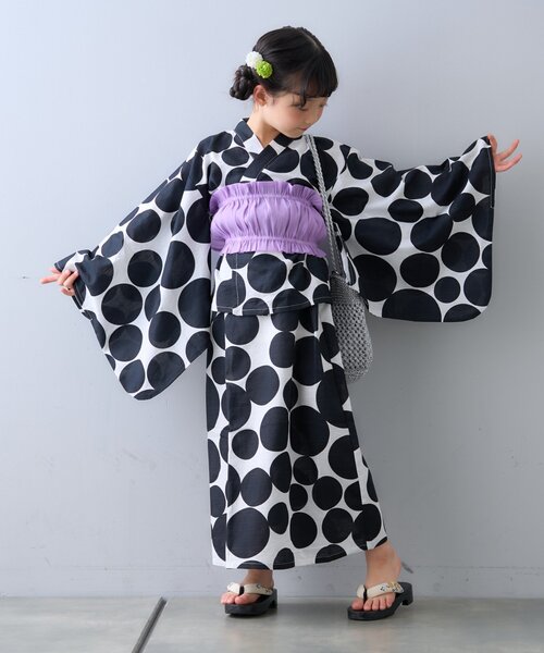 CIAOPANIC TYPY（チャオパニックティピー）の「【KIDS】セパレート浴衣（浴衣・キッズ・ブルー/ブラック・X-LARGE/LARGE/XX-LARGE/SMALL/MEDIUM）」の12枚目の写真