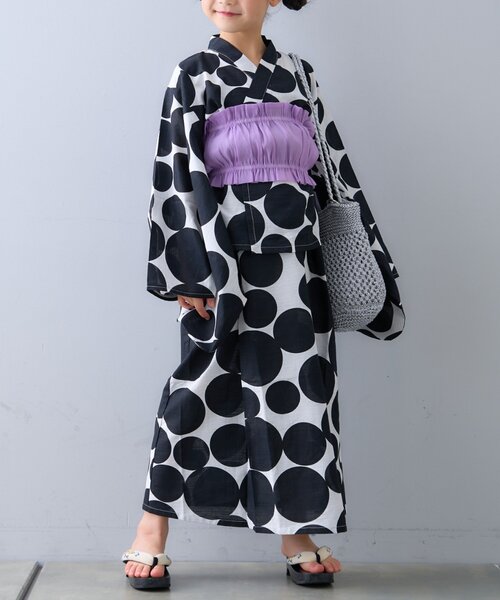 CIAOPANIC TYPY（チャオパニックティピー）の「【KIDS】セパレート浴衣（浴衣・キッズ・ブルー/ブラック・X-LARGE/LARGE/XX-LARGE/SMALL/MEDIUM）」の15枚目の写真