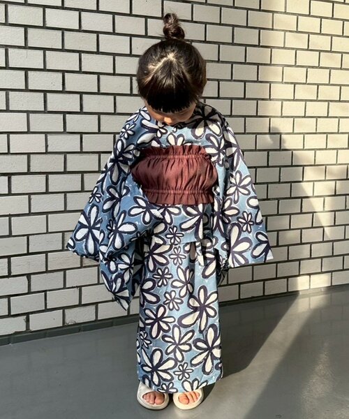 CIAOPANIC TYPY（チャオパニックティピー）の「【KIDS】セパレート浴衣（浴衣・キッズ・ブルー/ブラック・X-LARGE/LARGE/XX-LARGE/SMALL/MEDIUM）」の21枚目の写真