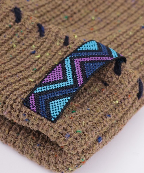 チチカカ（チチカカ）の「アクセントステッチワッチキャップ（ニットキャップ/ビーニー・レディース・ブラック/イエロー/ベージュ・FREE）」の13枚目の写真
