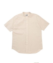 CREW COOLMAX リネンブレンド 半袖 シャツ