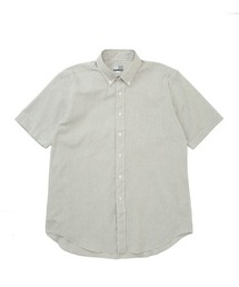 CREW COOLMAX リネンブレンド 半袖 シャツ
