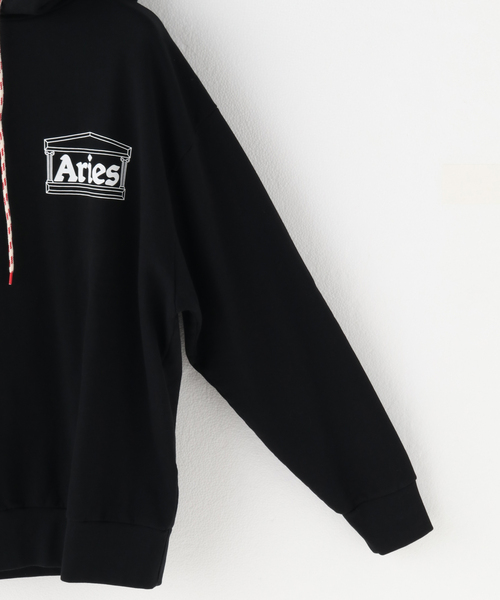Aries アリーズ フード付きパーカー ブラック セール】【ARIES / アリーズ】COLUMN HOODIE（パーカー）｜ARIES