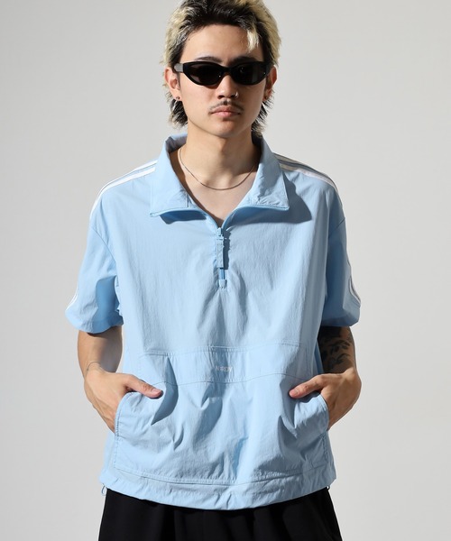 NERDY（ノルディ）の「アノラック（ジャージ・メンズ・ブラック/ピンク/ホワイト/ブルー・L/M/SS/S）」の20枚目の写真