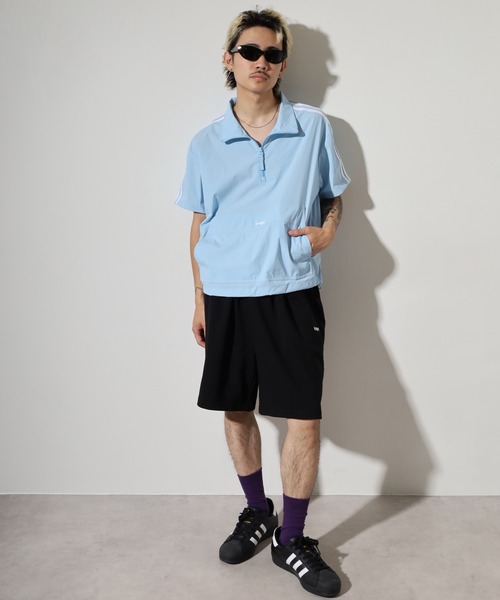 NERDY（ノルディ）の「アノラック（ジャージ・メンズ・ブラック/ピンク/ホワイト/ブルー・L/M/SS/S）」の19枚目の写真