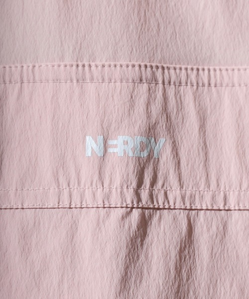NERDY（ノルディ）の「アノラック（ジャージ・メンズ・ブラック/ピンク/ホワイト/ブルー・L/M/SS/S）」の8枚目の写真