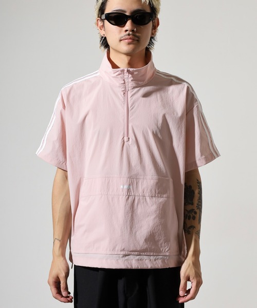 NERDY（ノルディ）の「アノラック（ジャージ・メンズ・ブラック/ピンク/ホワイト/ブルー・L/M/SS/S）」の14枚目の写真