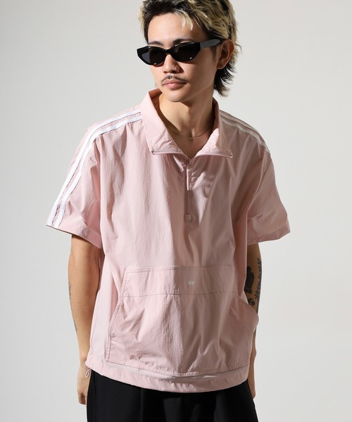 NERDY（ノルディ）の「アノラック（ジャージ・メンズ・ブラック/ピンク/ホワイト/ブルー・L/M/SS/S）」の18枚目の写真