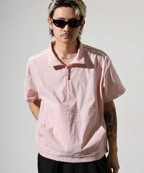 NERDY（ノルディ）の「アノラック（ジャージ・メンズ・ブラック/ピンク/ホワイト/ブルー・L/M/SS/S）」の16枚目の写真