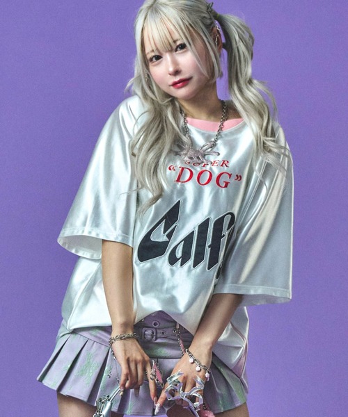 GALFY(ガルフィー)の「『GALFY/ガルフィー』売り子ユニ【Z】(Tシャツ/カットソー・レディース・ブラック/ゴールド/ホワイト・L/XL)」の2枚目の写真