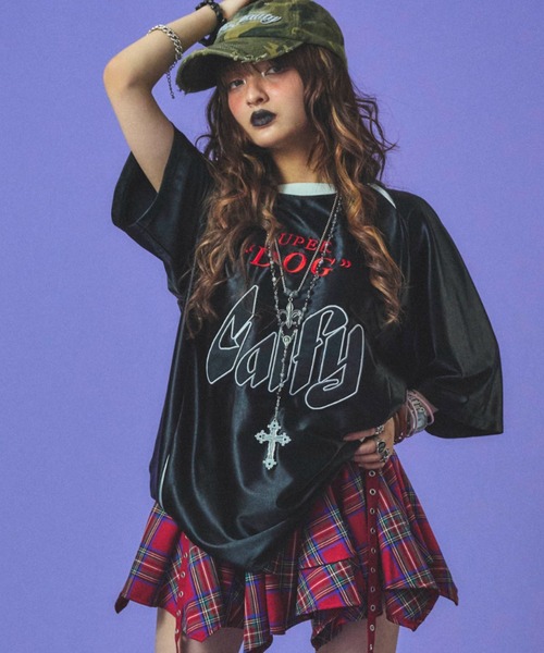 GALFY(ガルフィー)の「『GALFY/ガルフィー』売り子ユニ【Z】(Tシャツ/カットソー・レディース・ブラック/ゴールド/ホワイト・L/XL)」の3枚目の写真