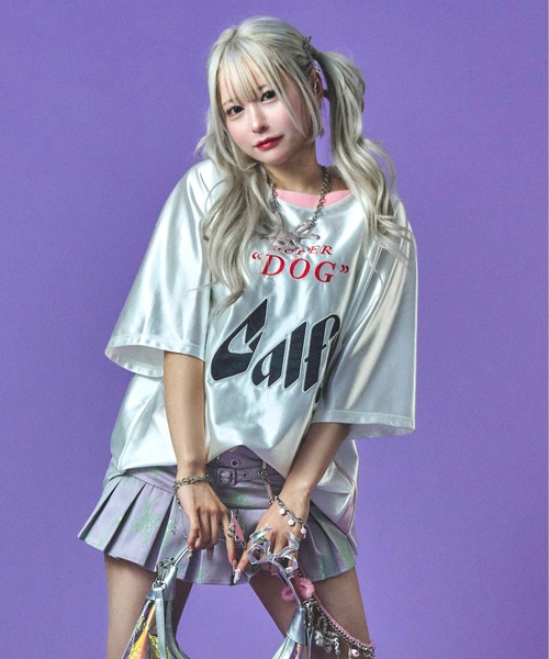 GALFY(ガルフィー)の「『GALFY/ガルフィー』売り子ユニ【Z】(Tシャツ/カットソー・レディース・ブラック/ゴールド/ホワイト・L/XL)」の4枚目の写真