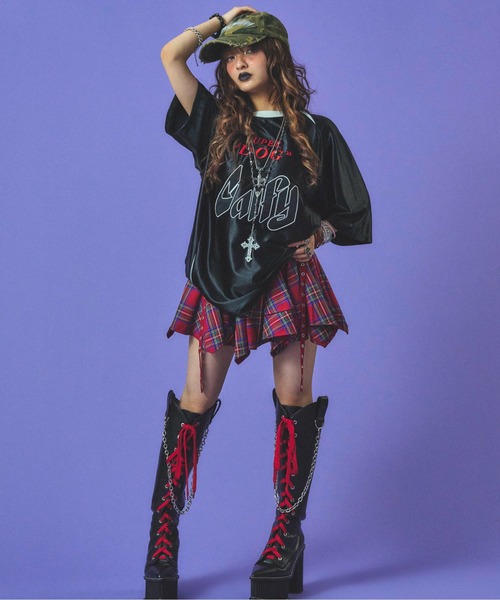 GALFY(ガルフィー)の「『GALFY/ガルフィー』売り子ユニ【Z】(Tシャツ/カットソー・レディース・ブラック/ゴールド/ホワイト・L/XL)」の7枚目の写真