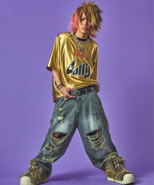 GALFY(ガルフィー)の「『GALFY/ガルフィー』売り子ユニ【Z】(Tシャツ/カットソー・レディース・ブラック/ゴールド/ホワイト・L/XL)」の16枚目の写真