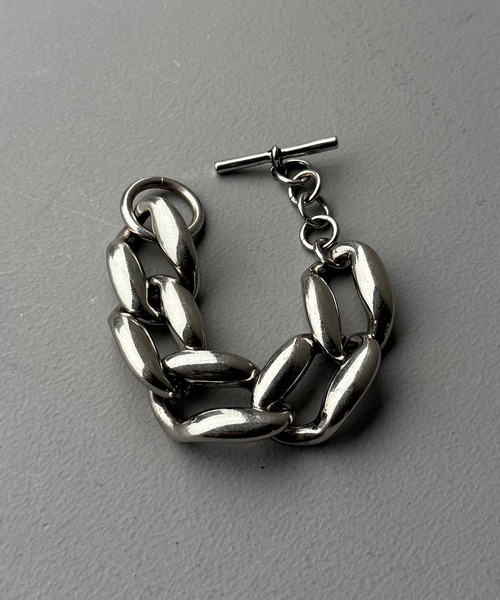 ANDER HUNK（アンダーハンク）の「Heavy Chain Bracelet / ヘビーチェーンブレスレット（ブレスレット・メンズ・シルバー・FREE）」の3枚目の写真