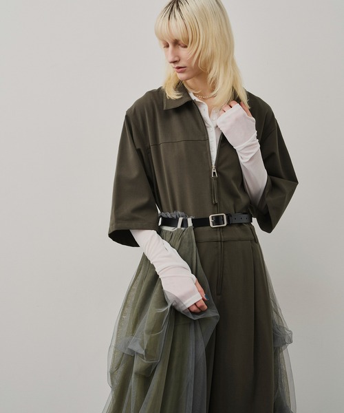 レザーベルト×Carrie（スカート）｜LA BELLE ETUDE（ラベルエチュード