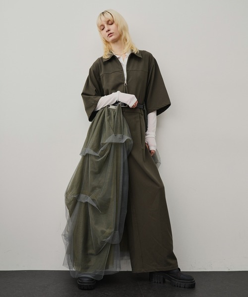 レザーベルト×Carrie（スカート）｜LA BELLE ETUDE（ラベルエチュード