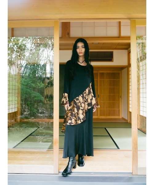 sahara Sheer Jacquard Docking Dress（sahara（サハラ）の