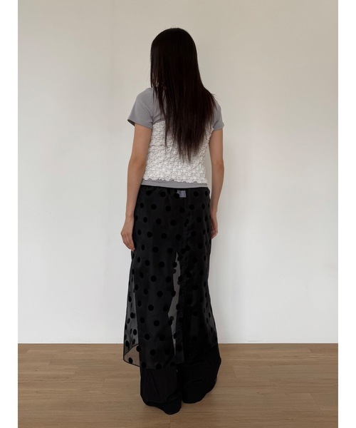 Didot.showroom（ディドット ショールーム）の「【DIDOT.】チュービーナイロンパンツ（その他パンツ・レディース・グレー/レッド/ブラック・FREE）」の18枚目の写真