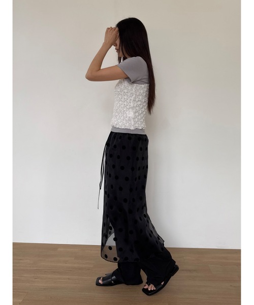 Didot.showroom（ディドット ショールーム）の「【DIDOT.】チュービーナイロンパンツ（その他パンツ・レディース・グレー/レッド/ブラック・FREE）」の17枚目の写真