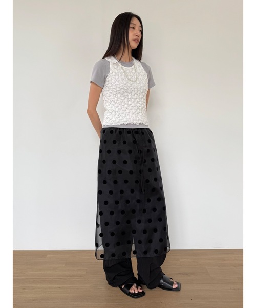Didot.showroom（ディドット ショールーム）の「【DIDOT.】チュービーナイロンパンツ（その他パンツ・レディース・グレー/レッド/ブラック・FREE）」の19枚目の写真