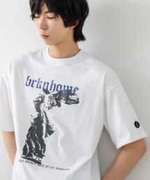【brknhome/ブロークンホーム】アーティスティック オーバーサイズ プリントTシャツ