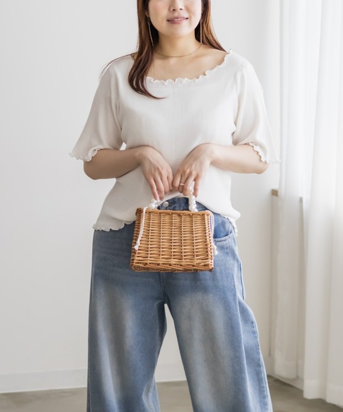大きいサイズ レディース CLETTEオリジナル★メローリブニット メローリブニット（ニット/セーター）｜CLETTE（クレット）の