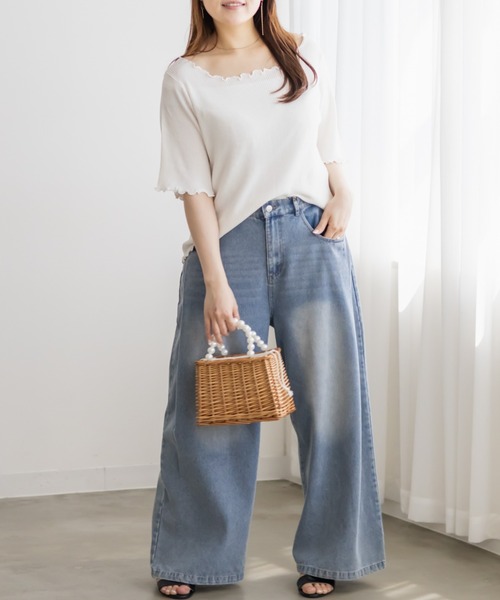 大きいサイズ レディース CLETTEオリジナル★メローリブニット メローリブニット（ニット/セーター）｜CLETTE（クレット）の