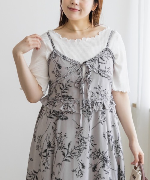 CLETTE（クレット）の「メローリブニット（ニット/セーター・レディース・ブラック/グレイッシュベージュ/オフホワイト・4L/3L/LL）」の8枚目の写真