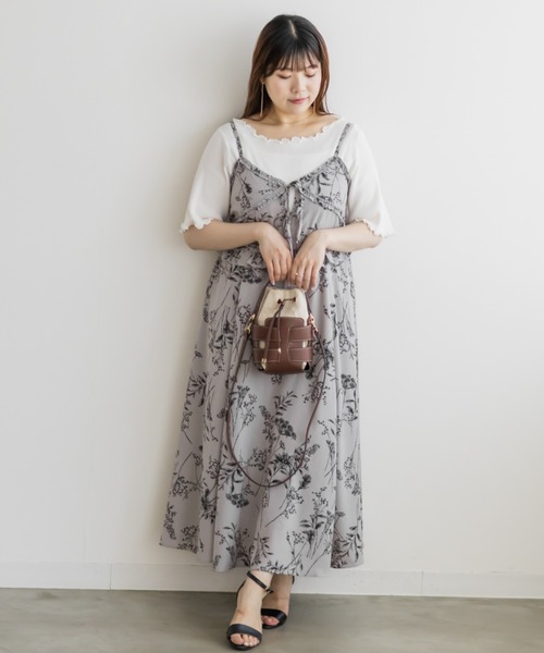 CLETTE（クレット）の「メローリブニット（ニット/セーター・レディース・ブラック/グレイッシュベージュ/オフホワイト・4L/3L/LL）」の9枚目の写真